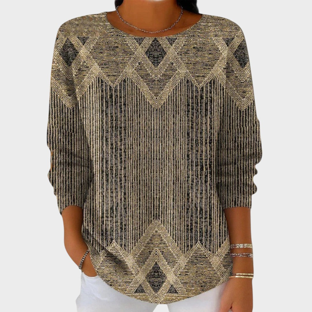 Margaret - Vintage Printed Blouse | Elina Dublin