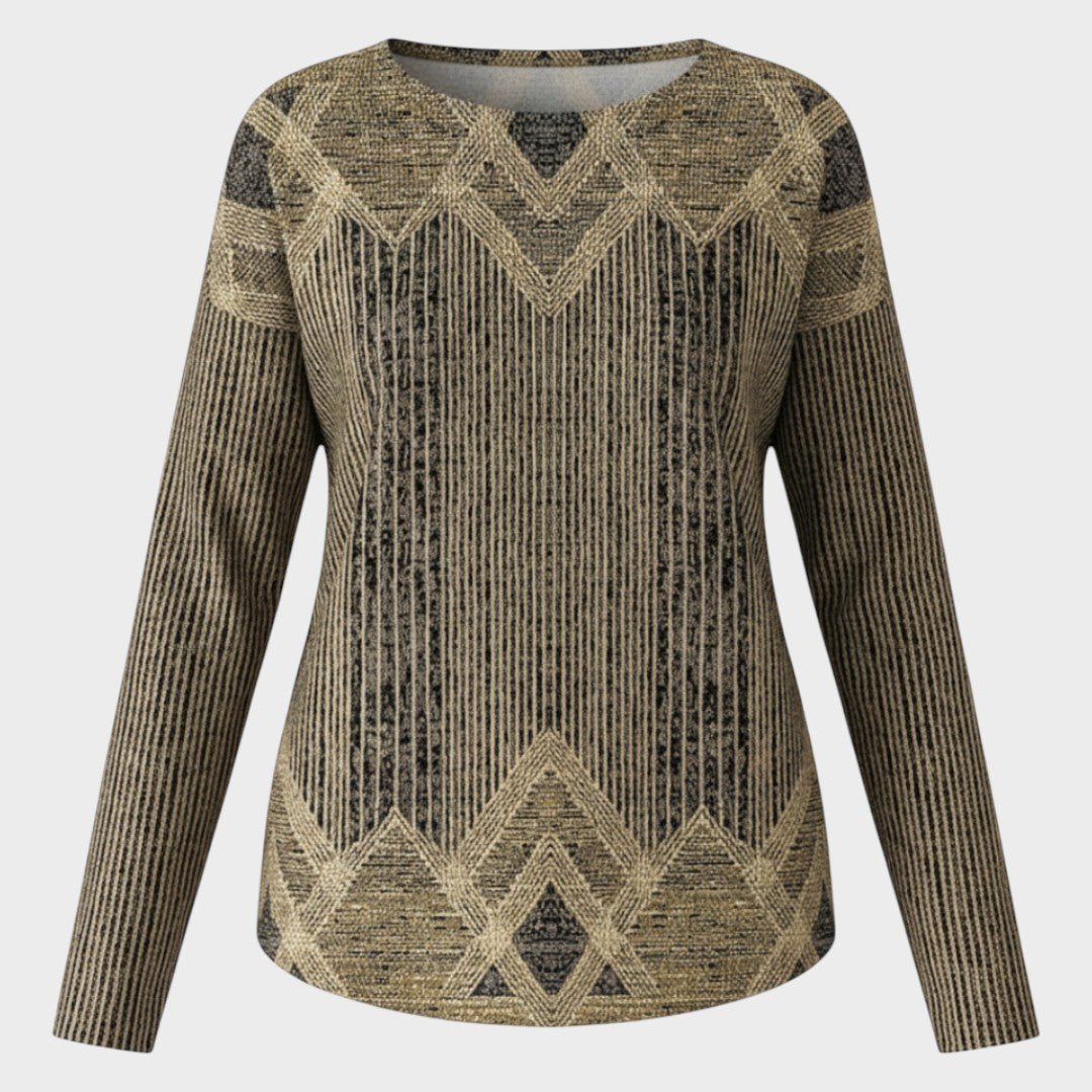 Margaret - Vintage Printed Blouse | Elina Dublin