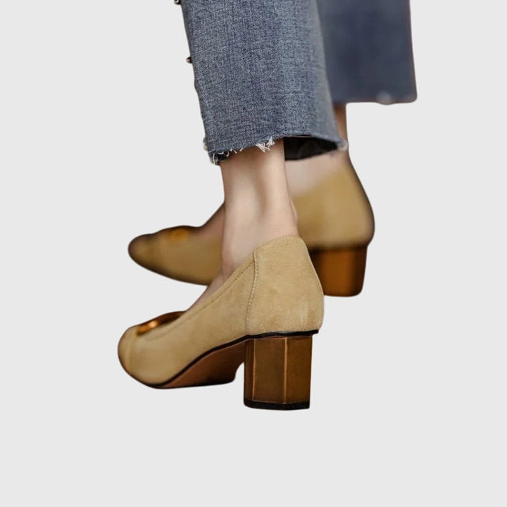 Faineog - Comfort Patent Heels | Elina Dublin