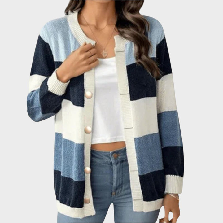 Marisol - Long Button-Up Cardigan | Elina Dublin