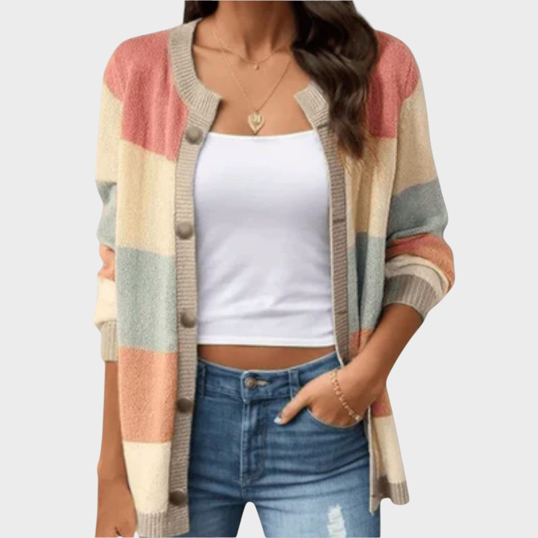 Marisol - Long Button-Up Cardigan | Elina Dublin