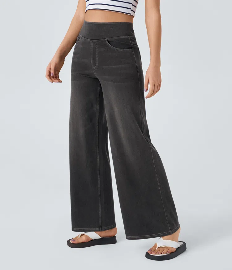 SOLÈNE™ - Relaxed Fit Wide-Leg Jeans | Elina Dublin
