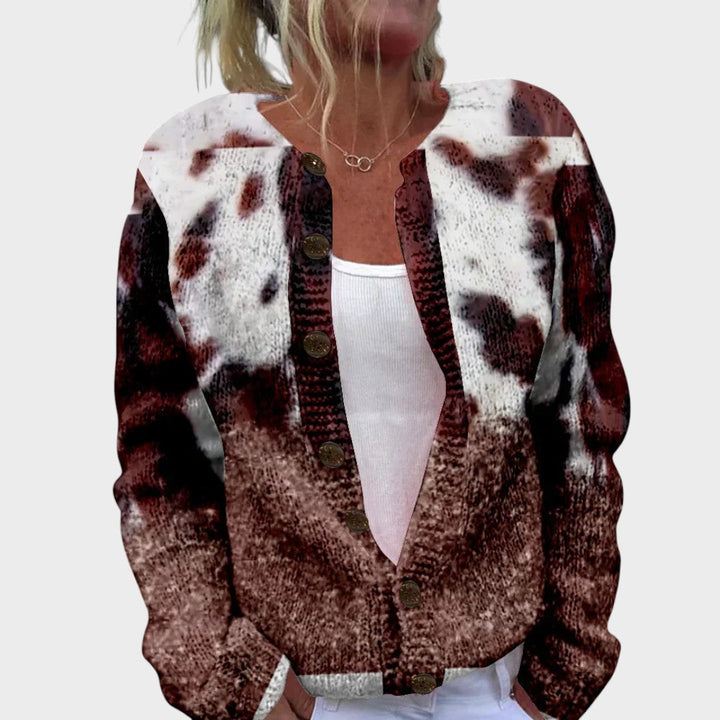 Sara - Autumn Floral Cardigan | Elina Dublin