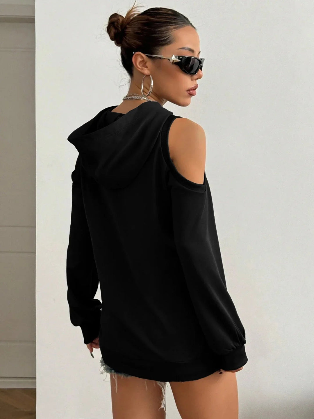 Camélia™ — Elegant Sweater with Open-Knit Shoulders | Elina Dublin