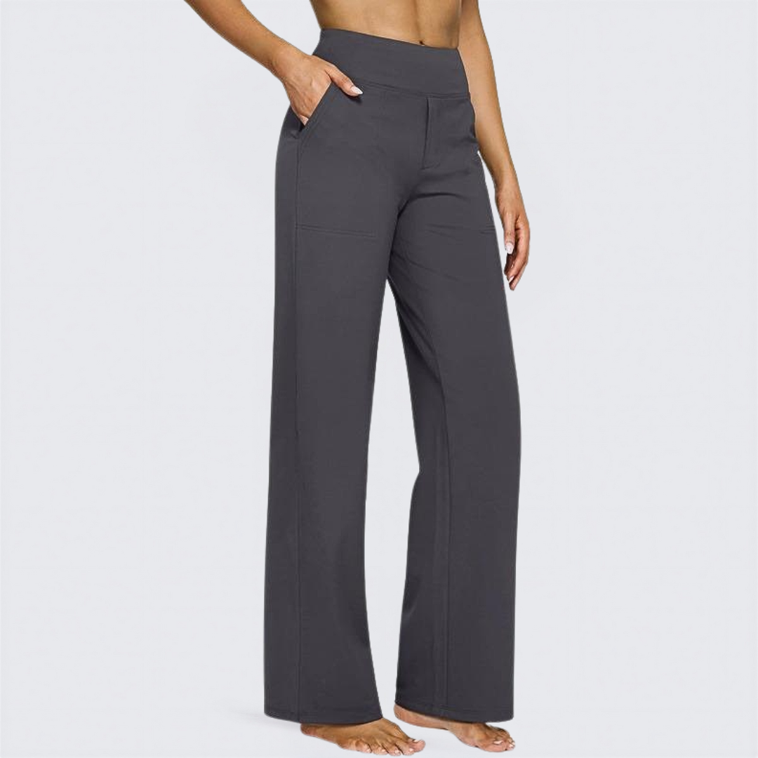 WHITNEY™ - Comfortable High-Waist Wide Leg Pants for Yoga and Outdoor Fun | Elina Dublin
