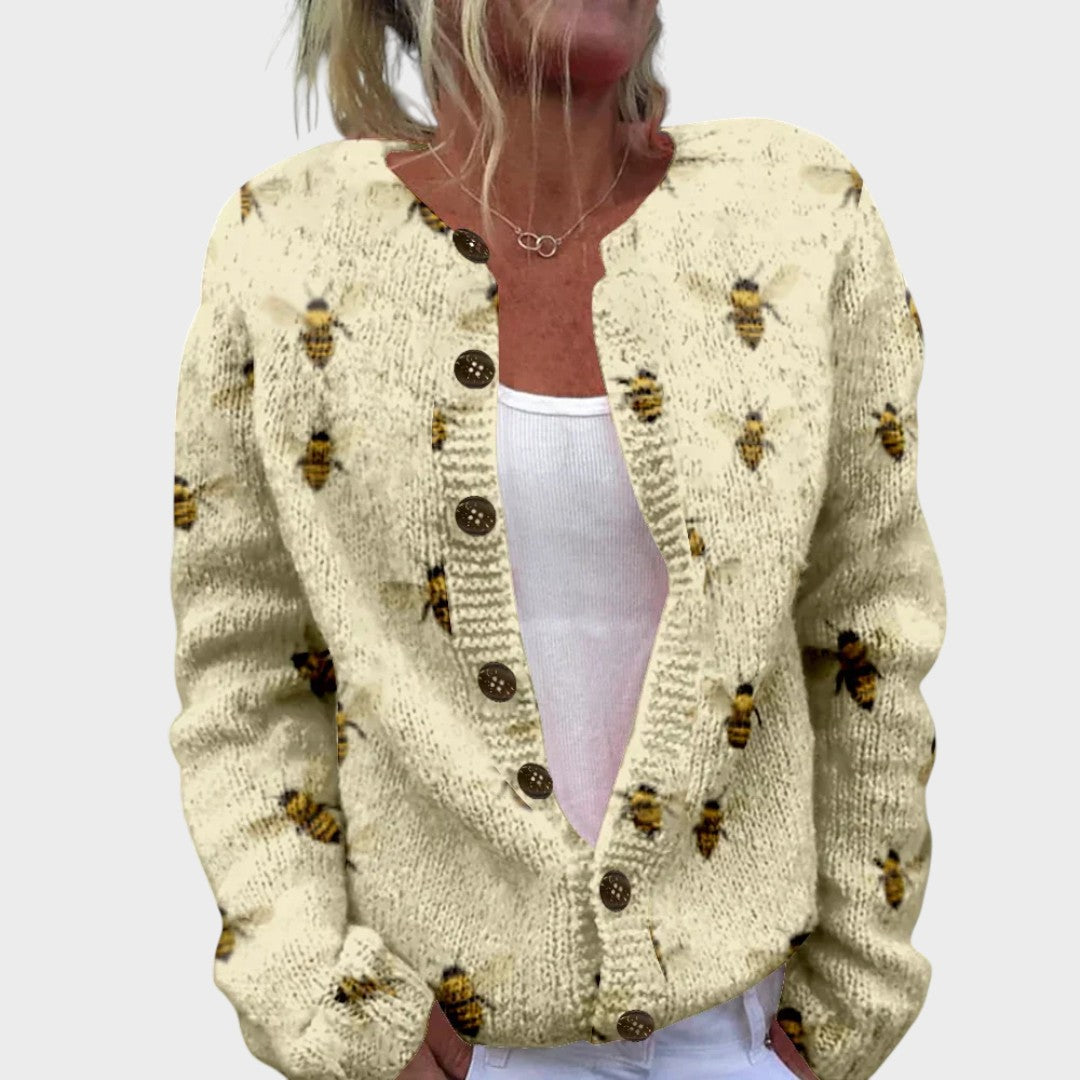Bianca - Autumn Floral Cardigan | Elina Dublin