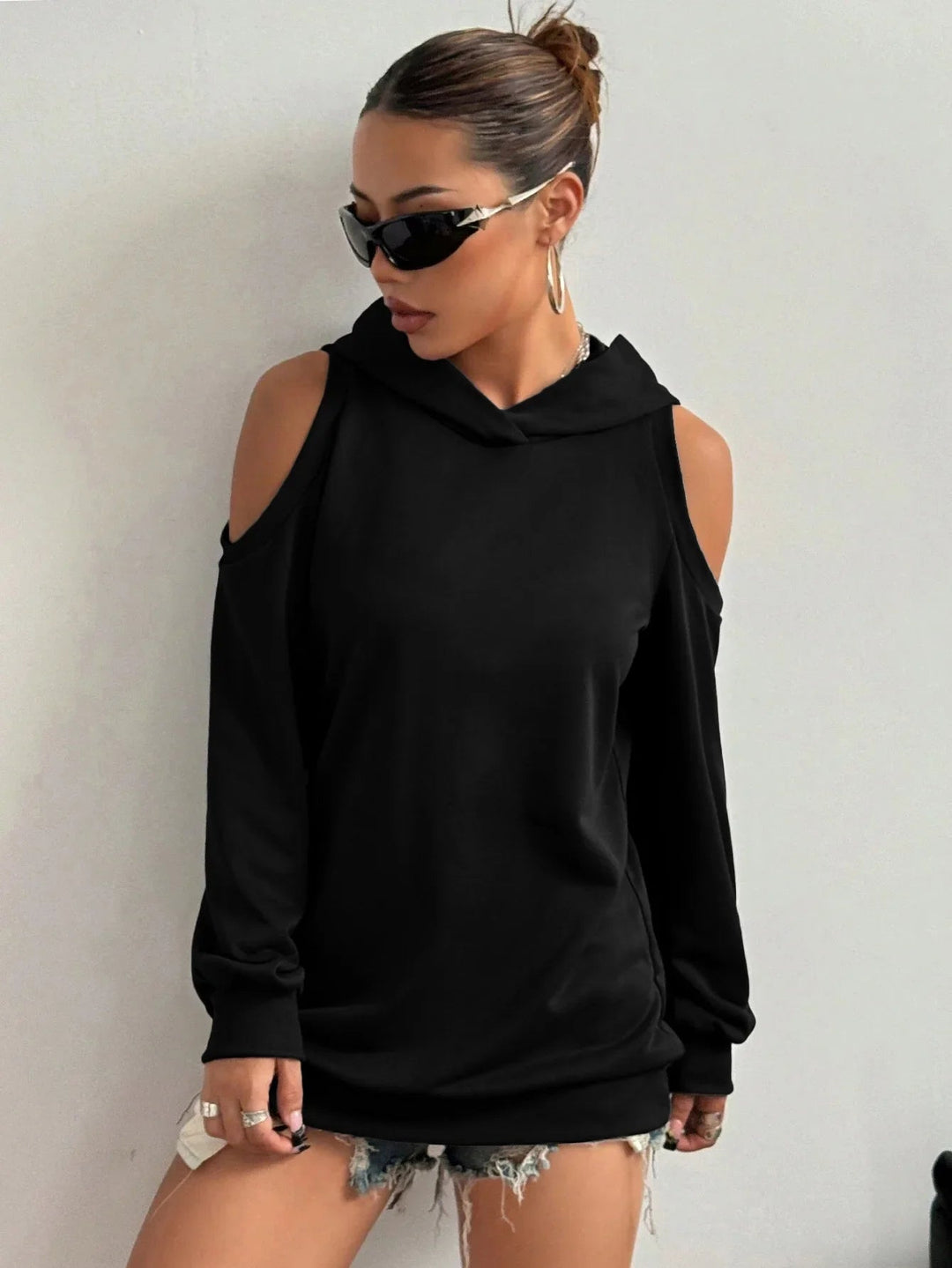 Camélia™ — Elegant Sweater with Open-Knit Shoulders | Elina Dublin