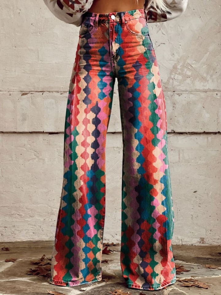 Amélie™ | Elegant Boho Trousers | Elina Dublin