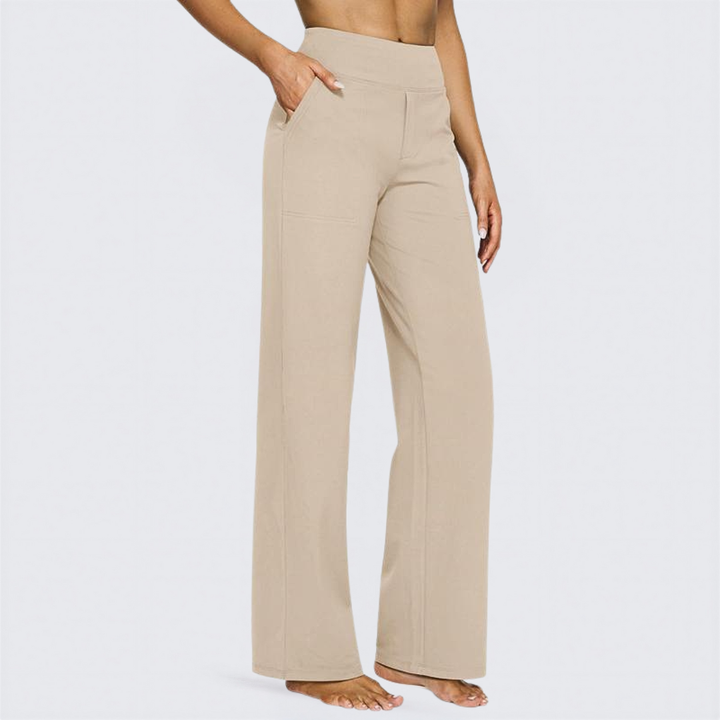 WHITNEY™ - Comfortable High-Waist Wide Leg Pants for Yoga and Outdoor Fun | Elina Dublin