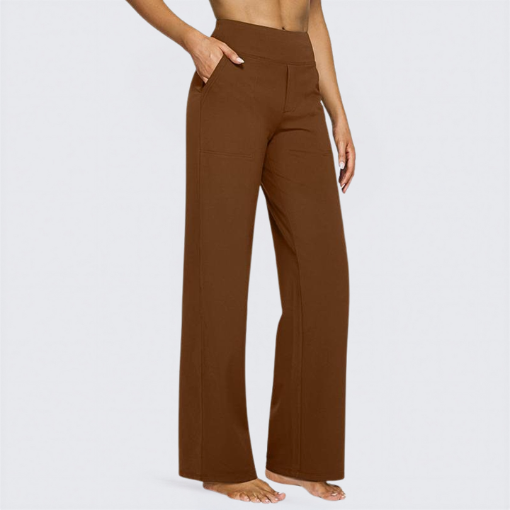 WHITNEY™ - Comfortable High-Waist Wide Leg Pants for Yoga and Outdoor Fun | Elina Dublin