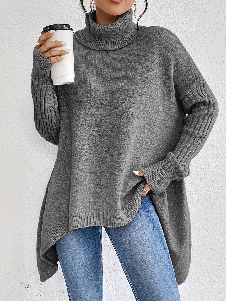Léïna™ – The Soft & Relaxed Turtleneck Sweater | Elina Dublin