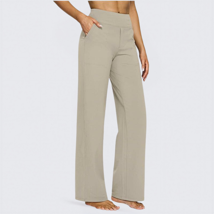 WHITNEY™ - Comfortable High-Waist Wide Leg Pants for Yoga and Outdoor Fun | Elina Dublin