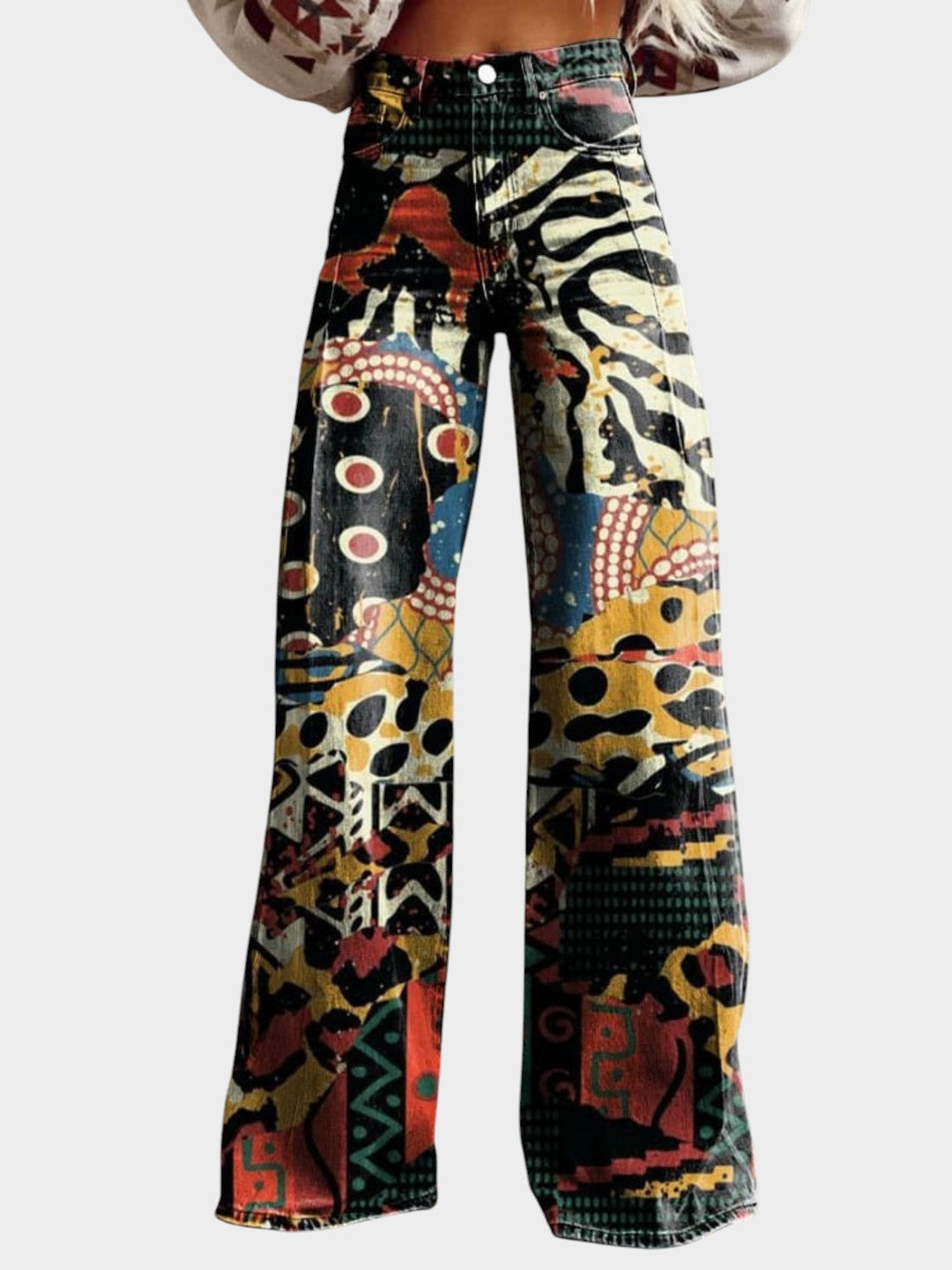 Élodie™ | Elegant Wide-Leg Trousers | Elina Dublin