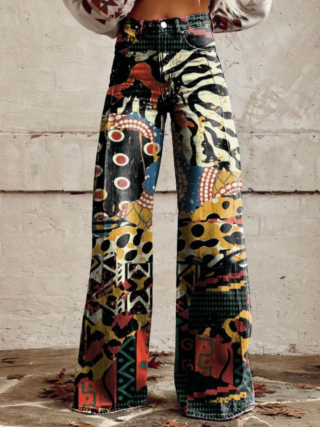 Élodie™ | Elegant Wide-Leg Trousers | Elina Dublin