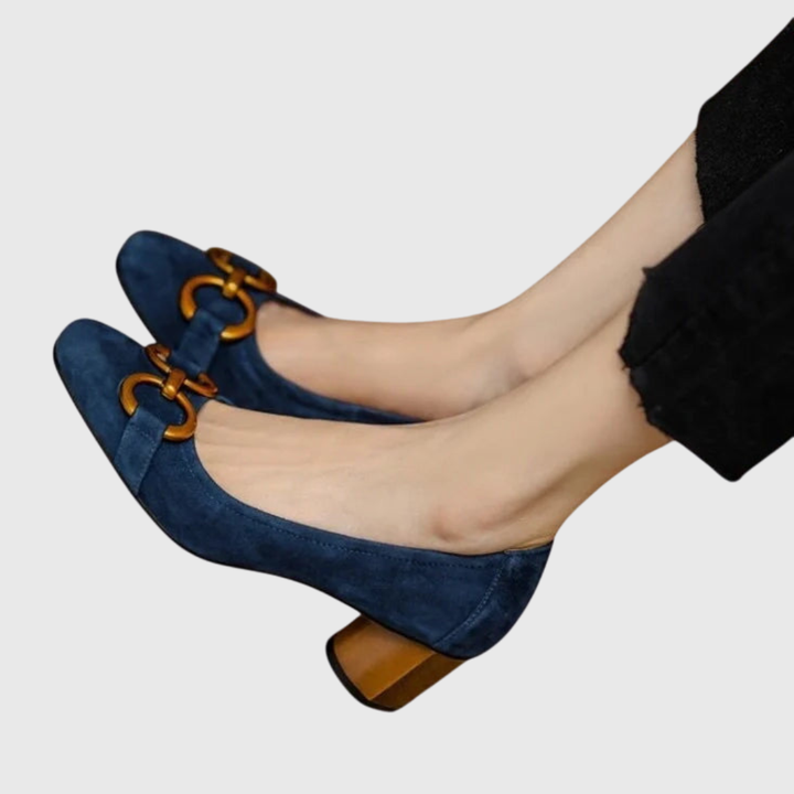 Faineog - Comfort Patent Heels | Elina Dublin