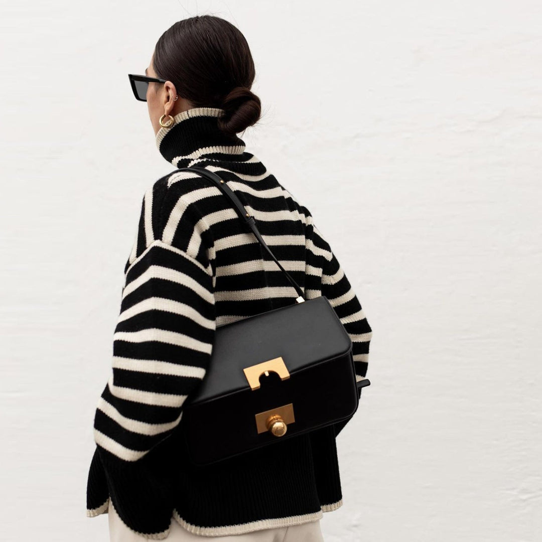 Éliane™ – The Relaxed Elegant Striped Sweater | Elina Dublin