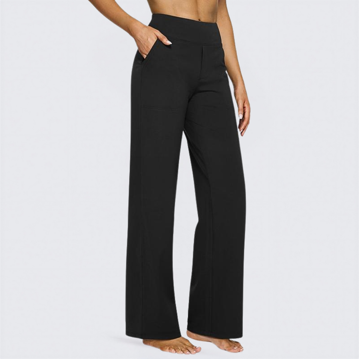 WHITNEY™ - Comfortable High-Waist Wide Leg Pants for Yoga and Outdoor Fun | Elina Dublin