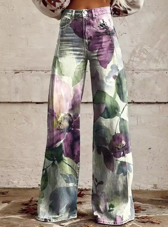 Alessia™ | Boho Retro Chic Trousers | Elina Dublin