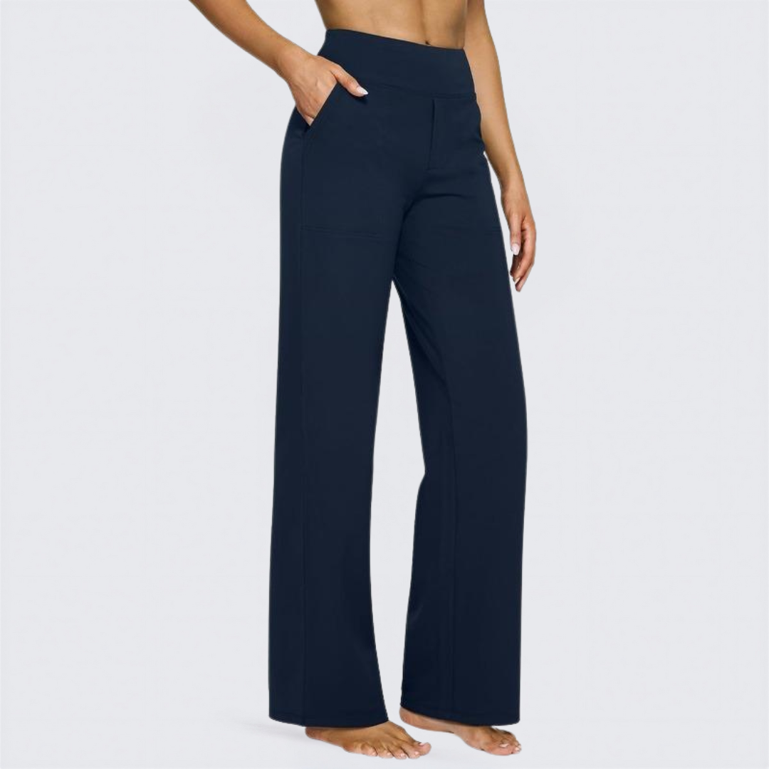 WHITNEY™ - Comfortable High-Waist Wide Leg Pants for Yoga and Outdoor Fun | Elina Dublin