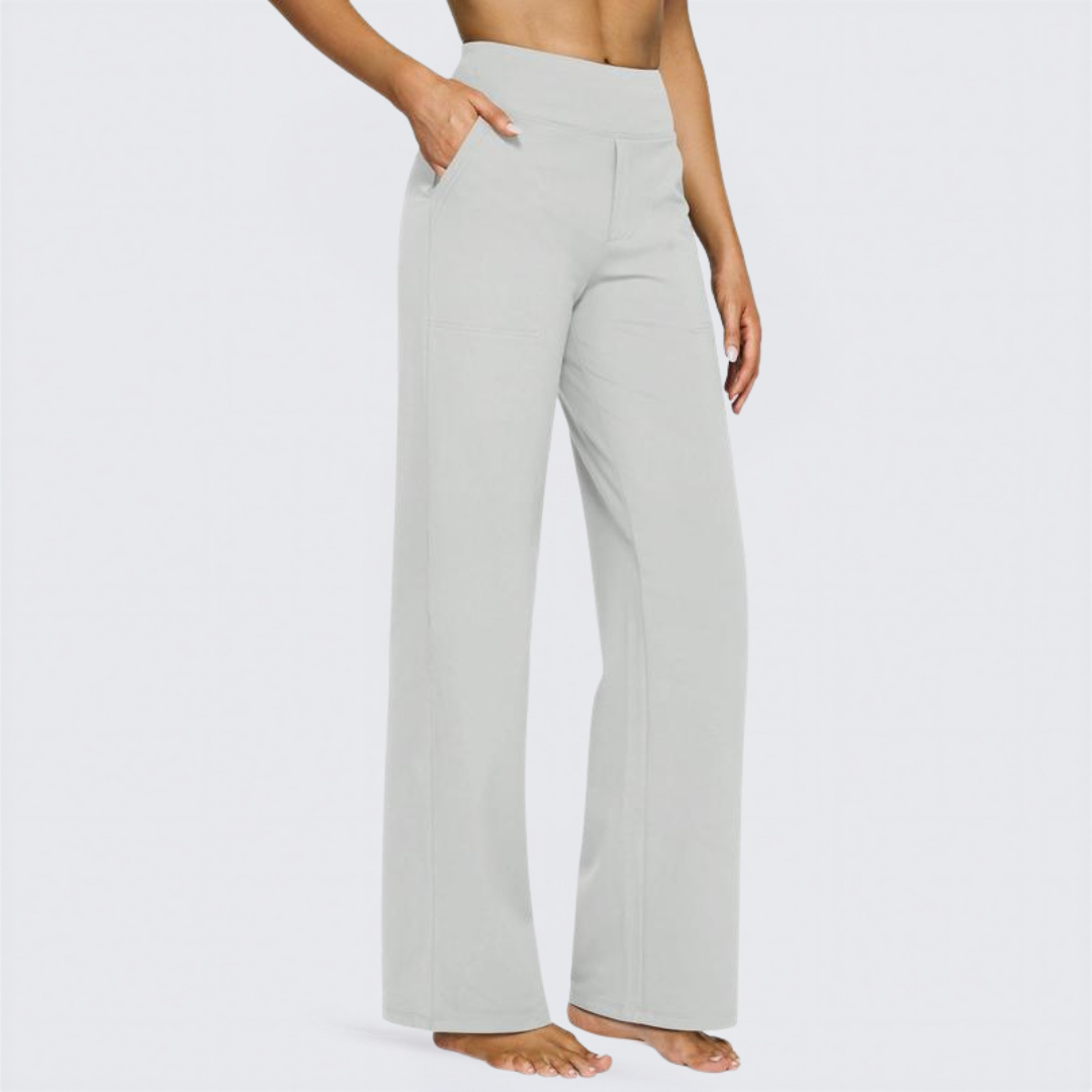 WHITNEY™ - Comfortable High-Waist Wide Leg Pants for Yoga and Outdoor Fun | Elina Dublin