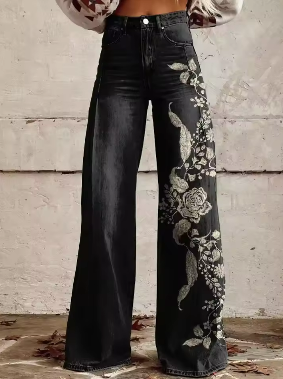 Ecslissi™ | Elegant Boho Trousers | Elina Dublin