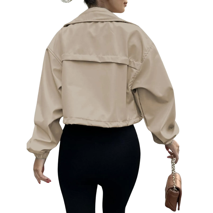 HELENA™ – Sleek Zip-Up Windbreaker Jacket | Elina Dublin