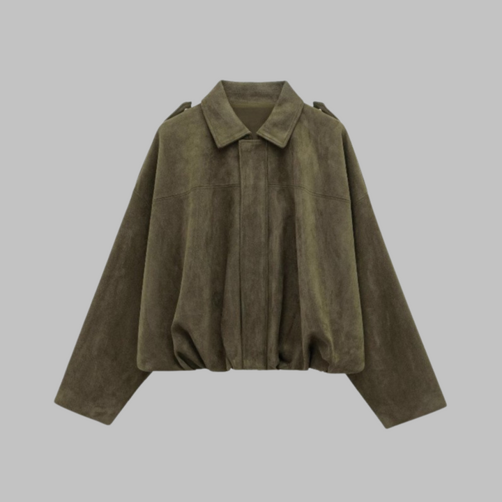 RATANA™ - Comfy Loose Fit Military Jacket | Elina Dublin