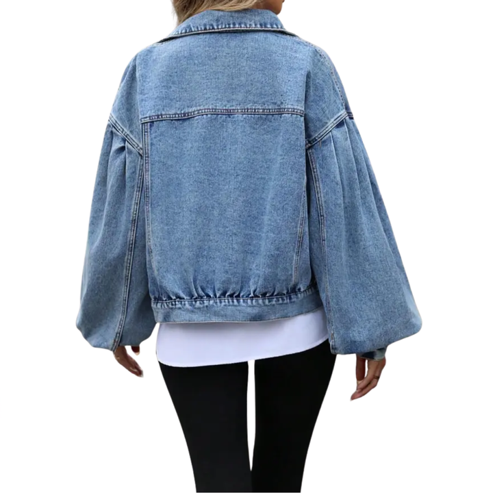 RICKI™ – Relaxed Distressed Street Denim Jacket | Elina Dublin