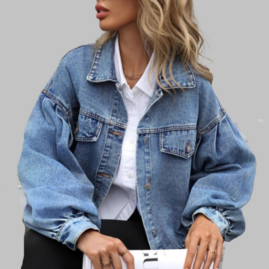 HEILA™ - Casual Long Sleeve Button Down Jacket | Elina Dublin