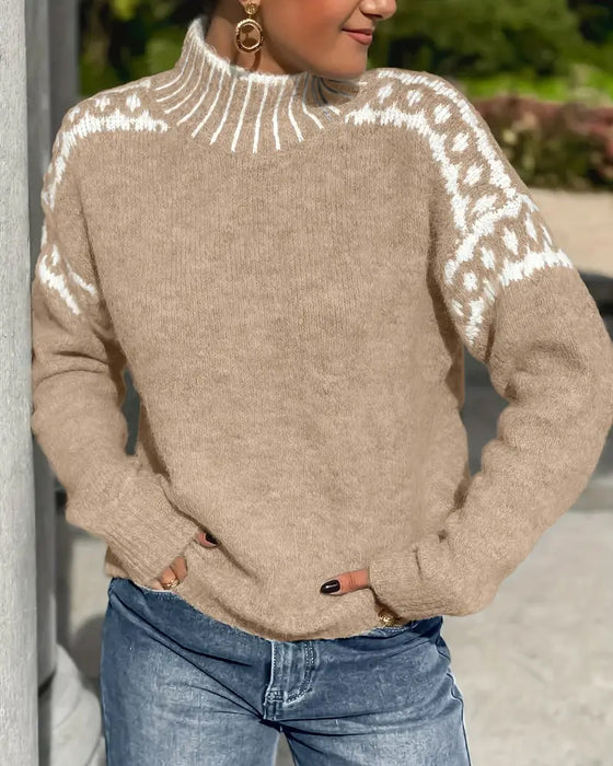 Mathilde™ — Warm Sweater with Nordic Charm | Elina Dublin