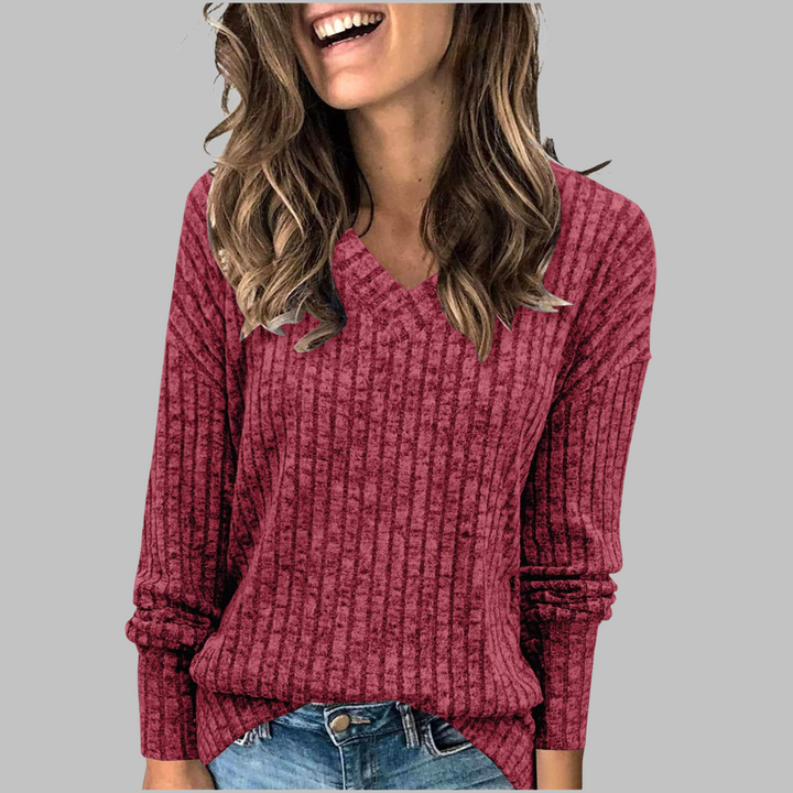Sceirghleann - Vneck Comfy Sweater | Elina Dublin