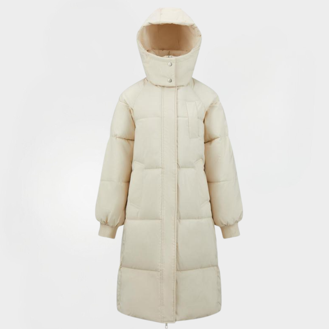 BERNA™ - Classic Hooded Puffer Jacket Long Winter Coat for Women | Elina Dublin