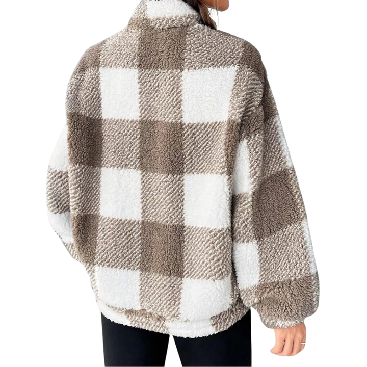 Ceanghleann - Plaid Fleece Sweater | Elina Dublin