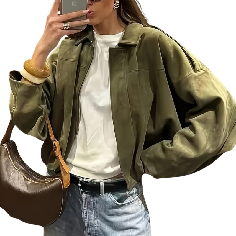 ALEENA™ – Relaxed Fit Military Style Jacket | Elina Dublin