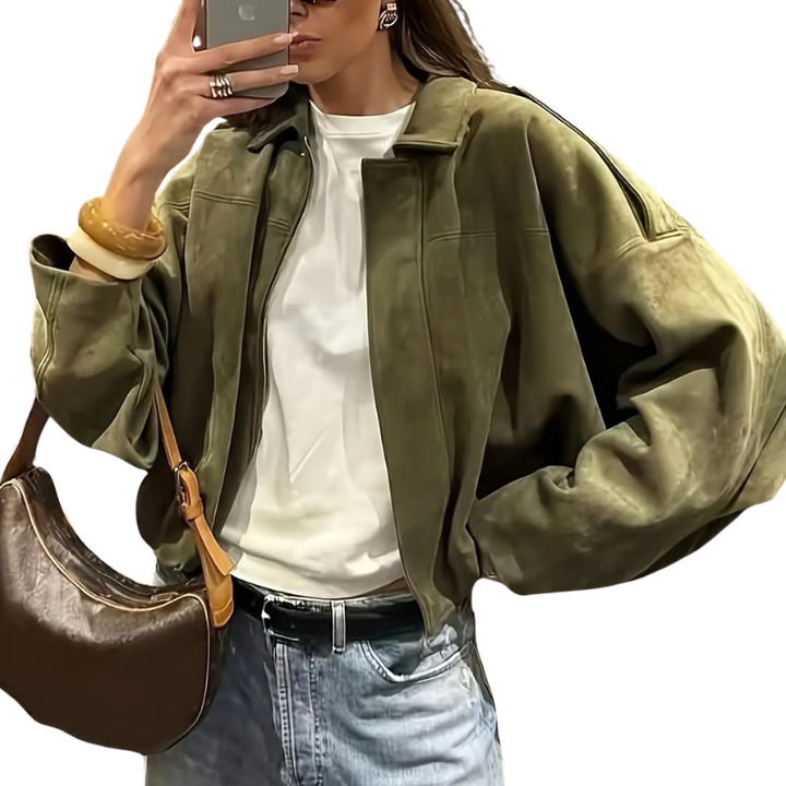 ALEENA™ – Relaxed Fit Military Style Jacket | Elina Dublin