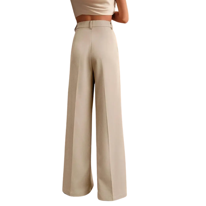 WREN™ – Relaxed High-Waist Wide Leg Trousers | Elina Dublin