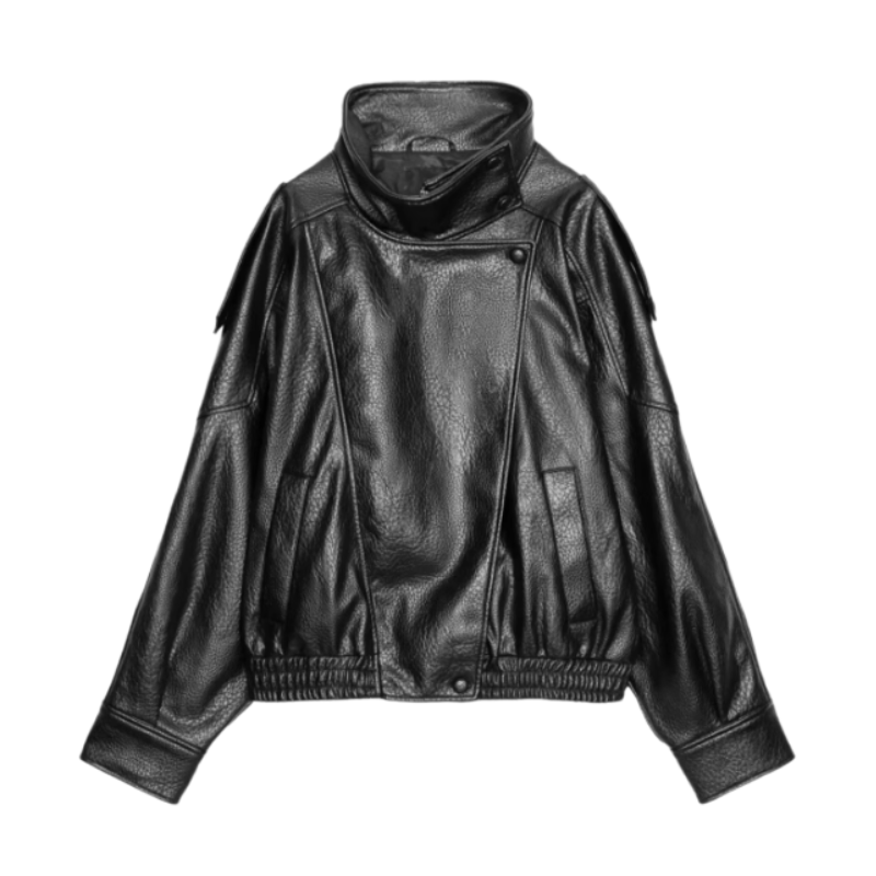JAMIE™ – Stylish Modern Oversized Moto Jacket | Elina Dublin