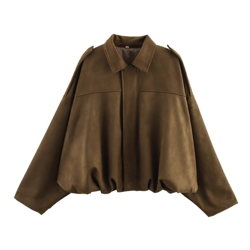 ANNA™ – Chic Cropped Pilot Jacket | Elina Dublin
