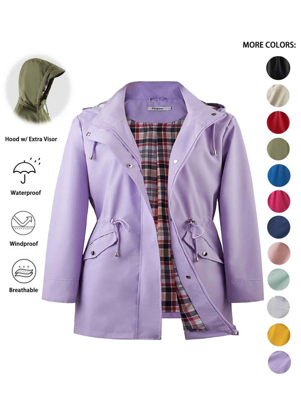 DENA™ - Lightweight Hooded Trench Coat for Casual Outings | Elina Dublin