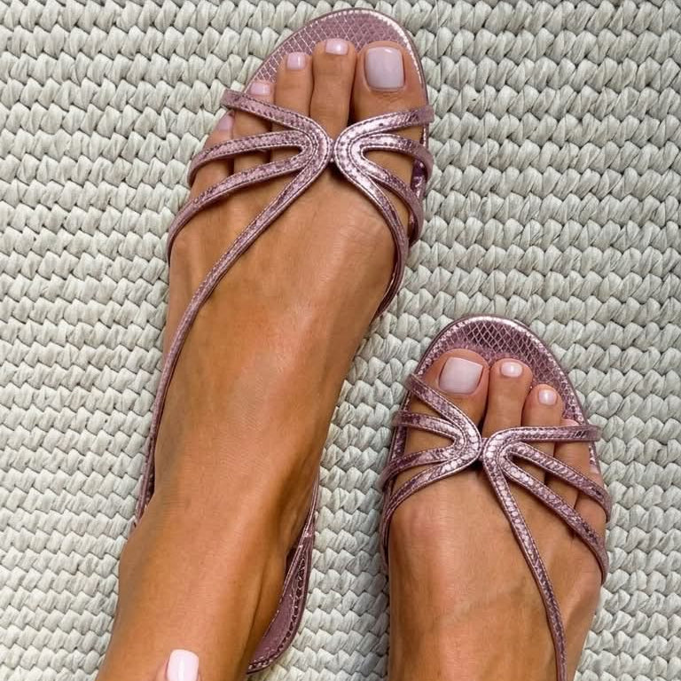 Meabh - Golden Elegance Sandals | Elina Dublin