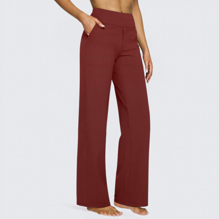WHITNEY™ - Comfortable High-Waist Wide Leg Pants for Yoga and Outdoor Fun | Elina Dublin