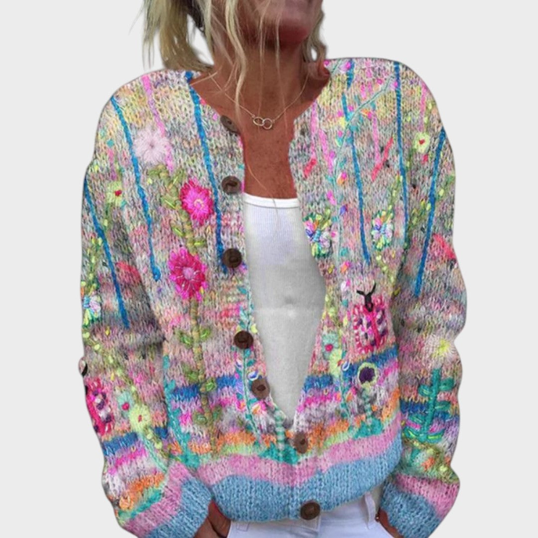 Ceathcnoic - Copper Meadow Cardigan | Elina Dublin