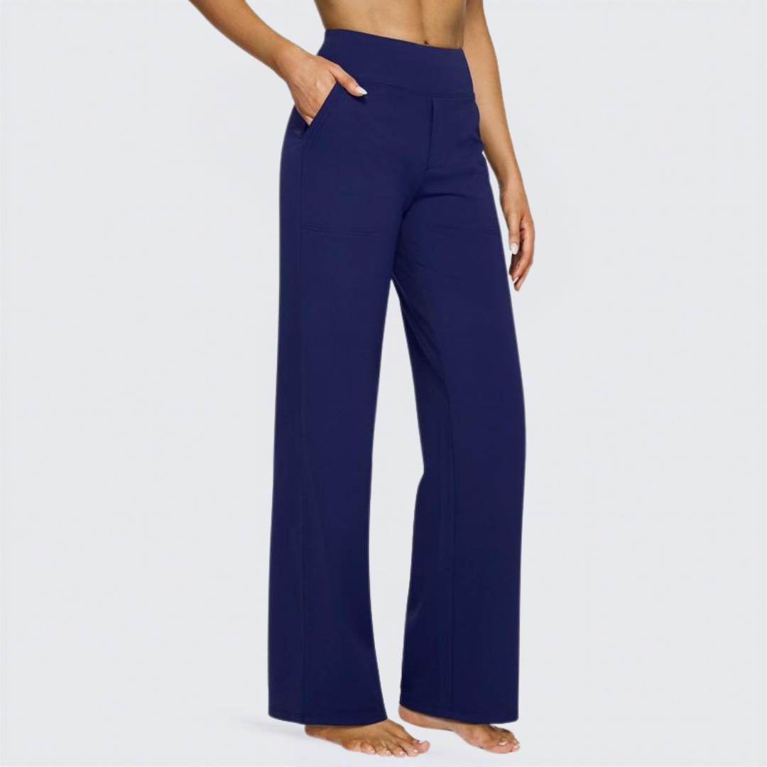 WHITNEY™ - Comfortable High-Waist Wide Leg Pants for Yoga and Outdoor Fun | Elina Dublin