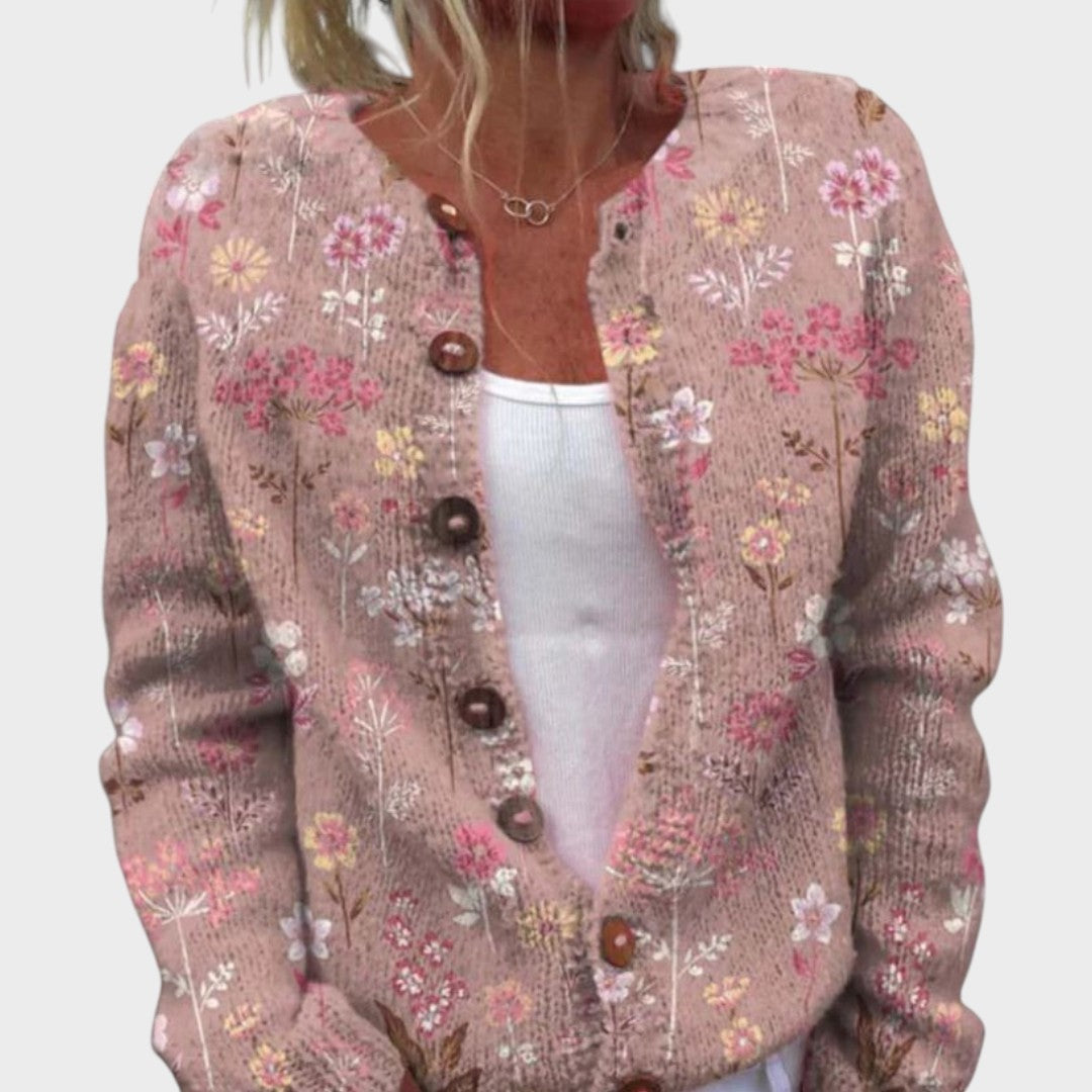 Ceanthra - Vintage Bloom Cardigan | Elina Dublin