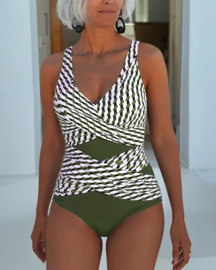 Aisling - Swimsuit Geometric | Elina Dublin