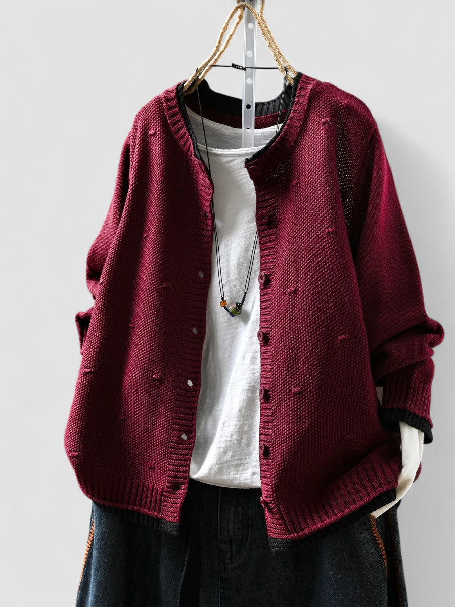 Isadora - Textured Cardigan | Elina Dublin
