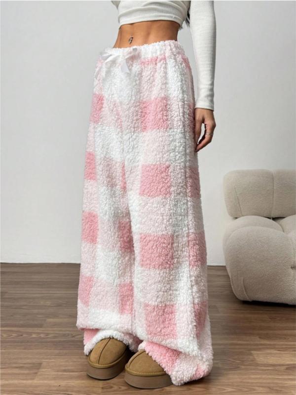 AMBER™ - Comfortable Plaid Straight Pants for Cold Weather Wear | Elina Dublin