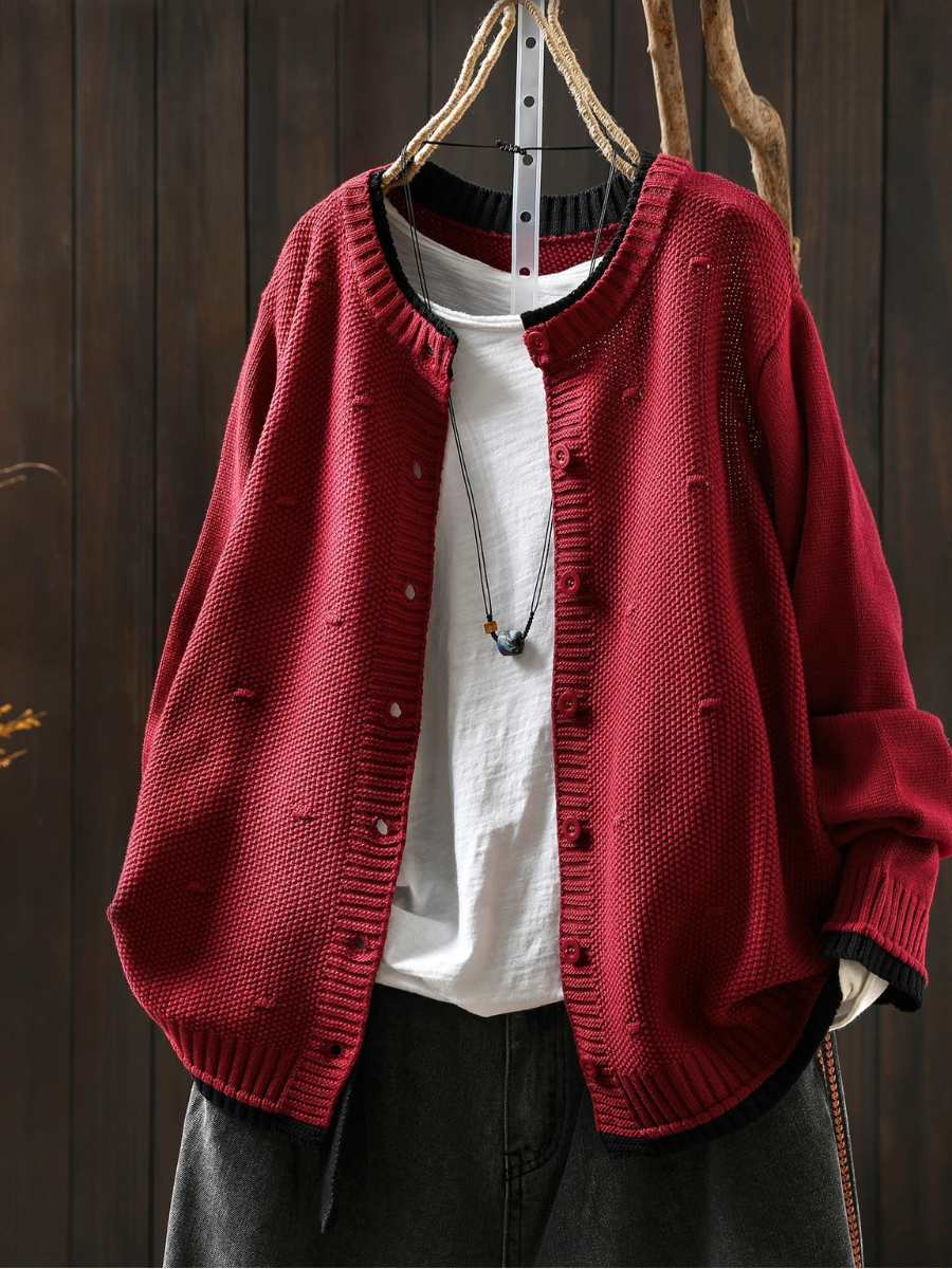 Isadora - Textured Cardigan | Elina Dublin