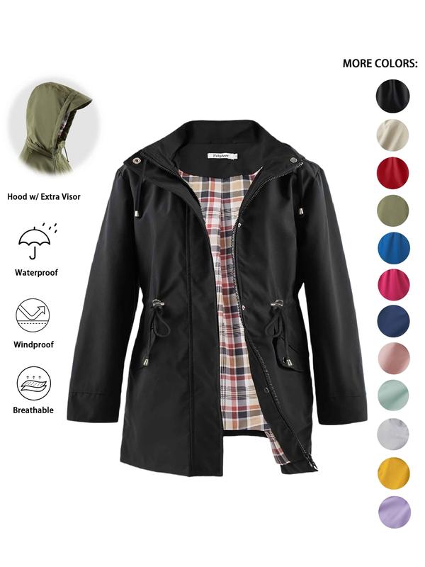 DENA™ - Lightweight Hooded Trench Coat for Casual Outings | Elina Dublin
