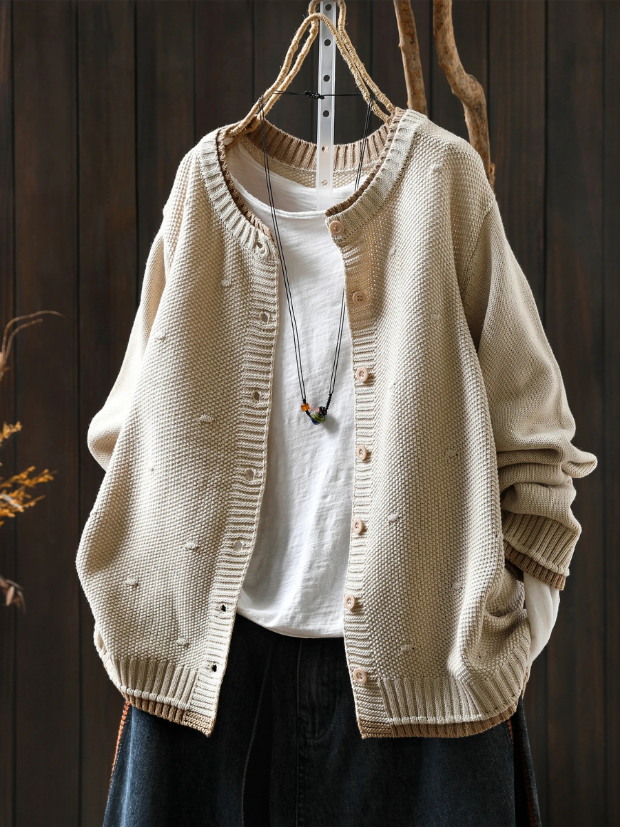 Isadora - Textured Cardigan | Elina Dublin